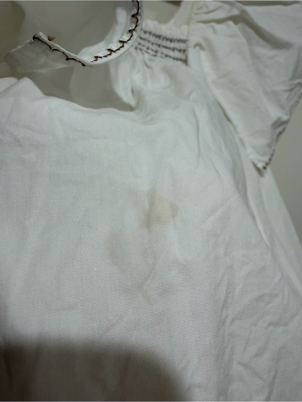 Zara kids White Smocked dress size 4 - Picture 4 of 4